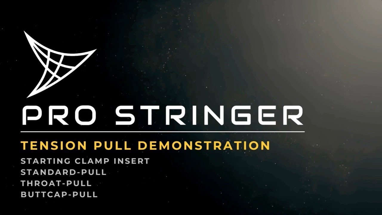 Pro Stringer Platinum 3.0 | Easy Tension Pull Demonstration