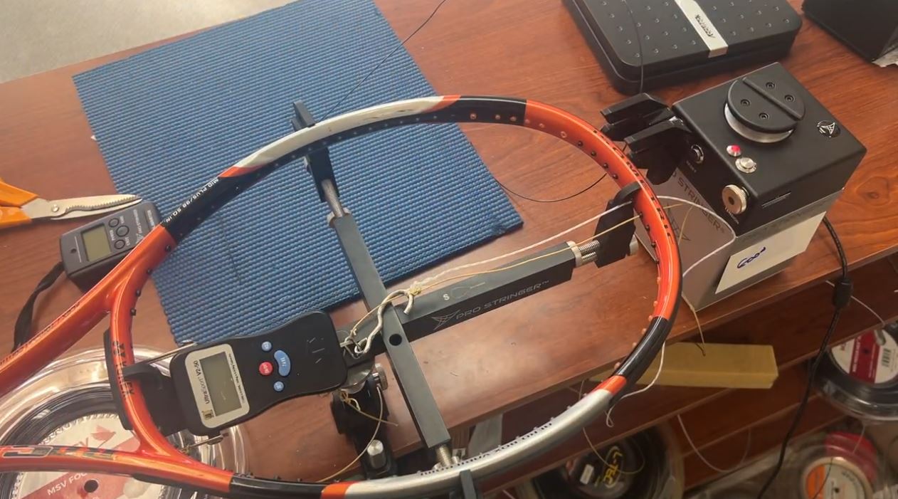 Platinum 3.0 stringing machine calibration setup